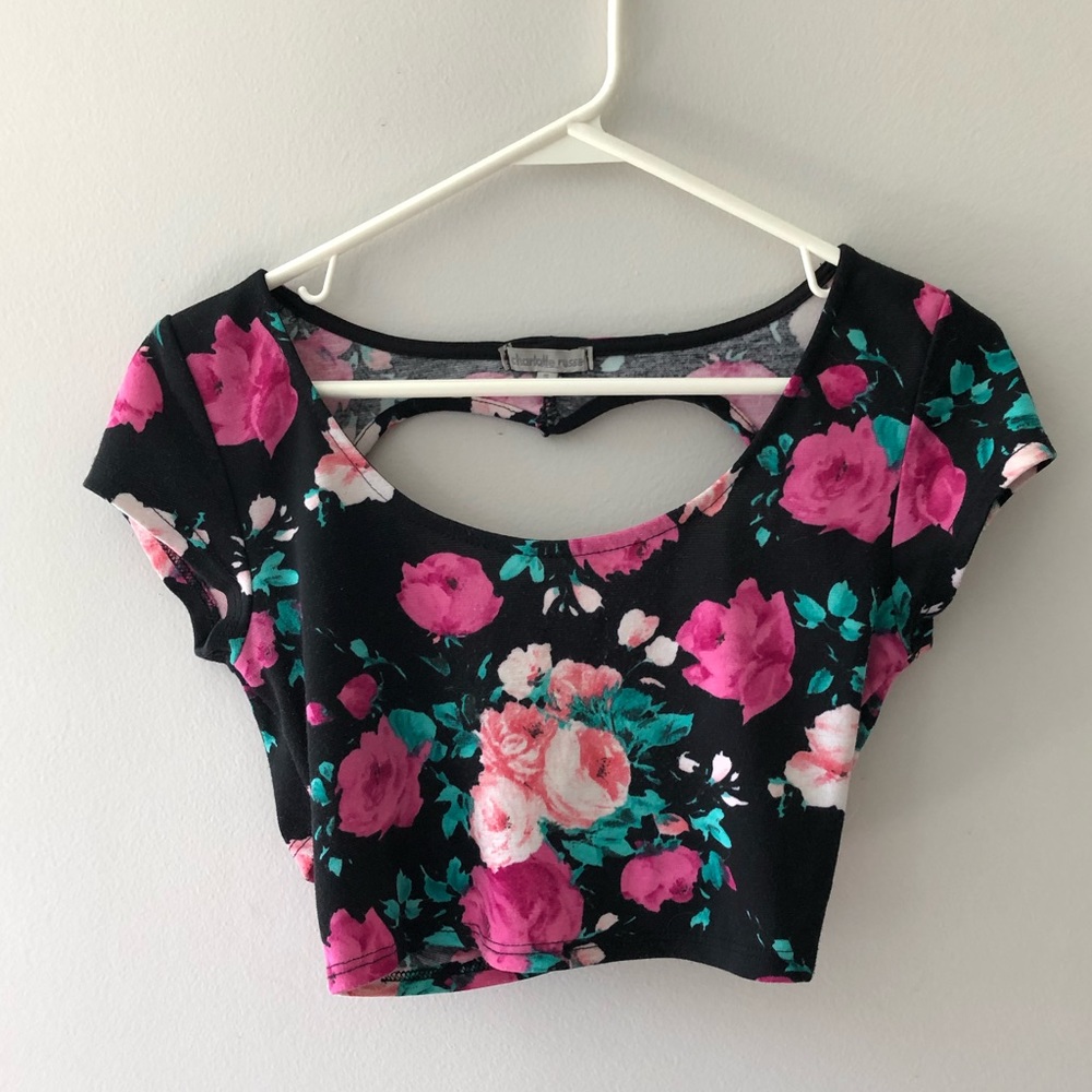 Floral crop top